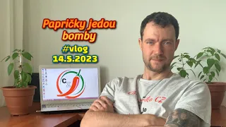 Papričky jedou bomby #vlog 4 / #2023 #chilli #vlog #cz #czech