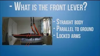 Front Lever Tutorial