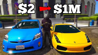 From $2 To $1,000,000 In Gta 5 Rp