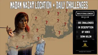 RDR2 Online - September 7, 2020 Madam Nazar location and Daily Challenges