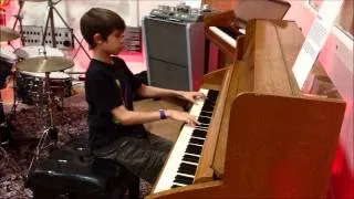 13 year old plays Hey Jude in Abbey Road Studio 2 - on original Beatles Challen piano