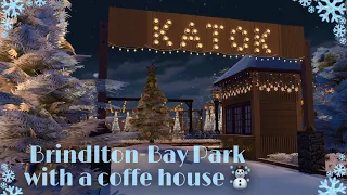 Симс 4 Парк Бриндлтон-Бэй с кофейней ☃️ Sims 4 Brindlton-Bay Park with a coffee house ☃️ NO CC