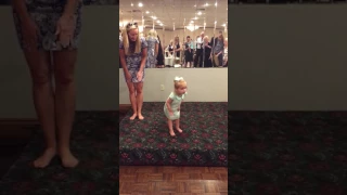 2 year old Irish Dancing The 3 Tunes at family gathering