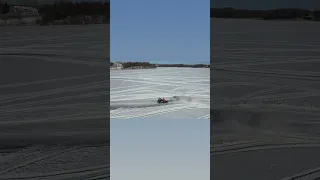 Team Polaris Cross Country testing - Ice racing