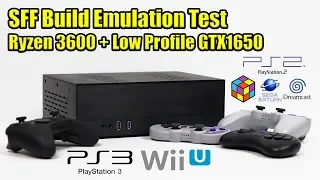 SFF Build Emulation Test - RPCS3 CEMU PCSX2 & More - Low Profile GTX 1650 + RYZEN 5 3600