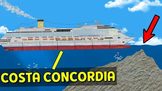 Costa Concordia HIT A REEF | Floating Sandbox