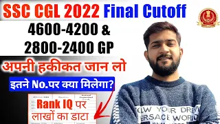 SSC CGL Final cutoff 2022 || 4600-4200 & 2800-2400 Cutoff 2022 || Post Preference इस हिसाब से भरें