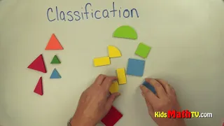 Math classification of objects and shapes exercise for children - Classification, sorting, ordering