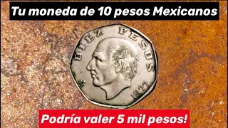 Quizás tienes esta moneda de 10 pesos Mexicanos.