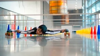 7-year-old Sets New Limbo Skating World Record