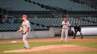 Barnstormers Austin Bibens-Dirkx Pitching 5/3/16 HD