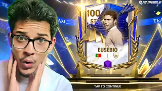 I PACKED TOTY EUSEBIO || H2H GAMEPLAY AND REVIEW IN FC MOBILE