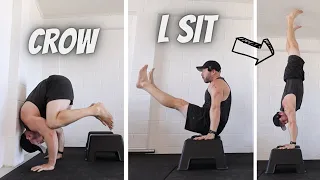 CROW TO HANDSTAND? Now Learn L SIT TO HANDSTAND