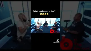 6ix9ine makes gun sounds on wack 100 podcast 😂