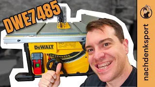 Sparversion? DeWalt DWE7485 Tischkreissäge. Vergleich zur DWE7492 und Einstellen