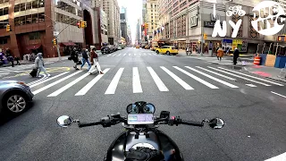 Times Square to Wall Street | NYC RIDE WITH NO TALKING  v1766