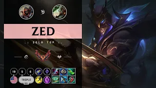 Zed Top vs Riven - NA Grandmaster Patch 14.9