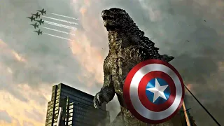 Captain America Turns Into Godzilla