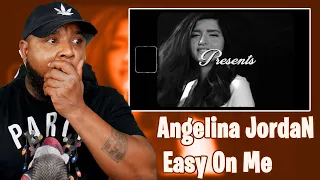 THE BAREFOOT ANGEL BACK AGAIN|Angelina Jordan - Easy On Me (Adele Cover) Live From Studio REACTION!