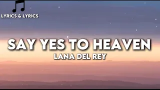 Say Yes To Heaven - Lana Del Rey (lyrics)