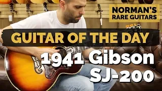 Guitar of the Day: 1941 Gibson SJ-200 | Norman's Rare Guitars