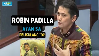 Senator Robin Padilla uminit ang ulo dahil sa isang pelikula