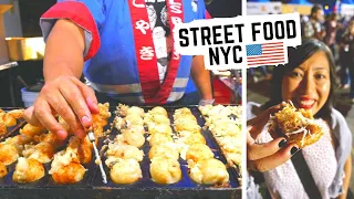 Best NEW YORK CITY STREET FOOD at QUEENS NIGHT MARKET | Street food from ALL OVER THE WORLD!