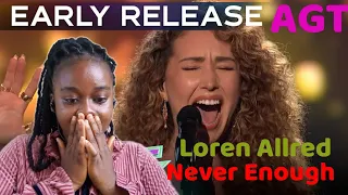 Loren Allred STUNS with Simon's favorite, “Never Enough” |AGT: Fantasy League 2024|REACTION VIDEO