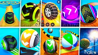 Going Balls, Overweight Balls, GyroSphere Trials, Racing Ball Master, Rolling Tire 3D, Ballex