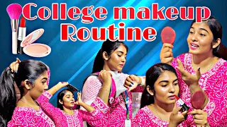 College makeup routine | ft. Brikiya❤️ | #brikiya | #hinanbargale | #massbrikiya