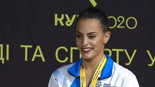 Award Ceremony - Sen Ind AA & winner of the "Shooting Star" Award - 2020 European Championships Kyiv
