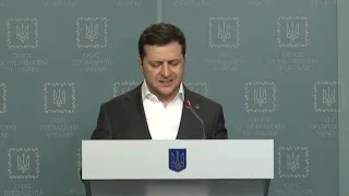 Брифінг Президента України Володимира Зеленського щодо ситуації в Україні