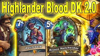 Highlander Blood DK 2.0 Is Super Fun & Interactive In Wild March of the Lich King | Hearthstone