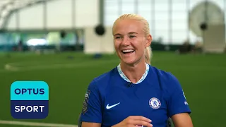 Pernille Harder talks to Mark Schwarzer about World Cup and defending WSL title