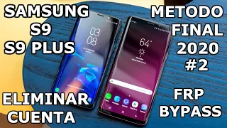 ELIMINAR CUENTA DE GOOGLE SAMSUNG GALAXY  S9 / S9 PLUS |ANDROID 9.0 | METODO "2020" #2 / FRP BYPASS