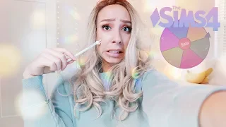 SPINNING A WHEEL TO CREATE MY SIM! 🤪 SIMS 4 CAS CHALLENGE