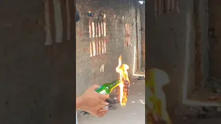 Pubg mobile Real Life Molotov Cocktail Test #crazybanglargeorge #experiment #viral #shorts