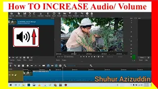 HOW TO INCREASE VOLUME / AUDIO : - Shotcut Tutorial