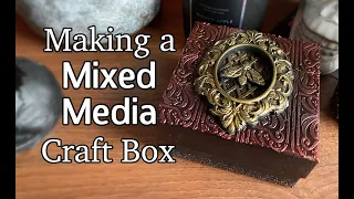 Mixed Media Craft Box Process | GothicAlternative Style