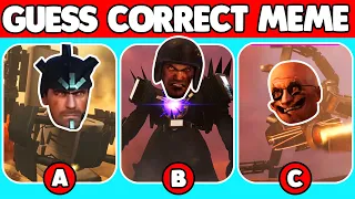 💩🚽Guess CORRECT HEAD - Which HEAD is correct | skibidi toilet 74 (part 1)