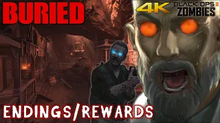 BURIED Easter Eggs: Richtofen and Maxis Endings + Rewards (4K)