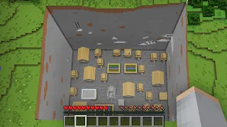 МОЯ ДЕРЕВНЯ ЖИТЕЛЕЙ УШЛА ПОД ЗЕМЛЮ В МАЙНКРАФТ 100% Троллинг Ловушка Minecraft