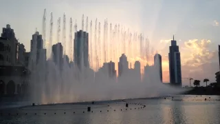 Фонтан Дубаи. Лучшее,что я видела в своей жизни