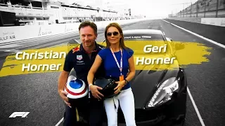 Christian Horner's Spicy Lap With Geri Horner! | Pirelli Hot Laps