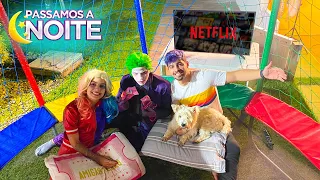 PASSAMOS A NOITE EM UMA CAMA ELÁSTICA COM A ARLEQUINA, E O CORINGA APARECEU MUITO BRAVO !!