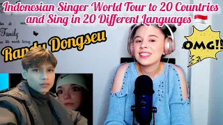 Randy Dongseu- Indonesian Singer World Tour to 20 Countries and Sing in 20 Different Languages 🇮🇩