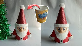 Paper Cup Santa Claus | Santa Claus Making | Christmas Craft 2023