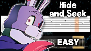 Hide and Seek - Five Nights at Freddy's Security Breach Animation - Guitar tutorial (TAB)