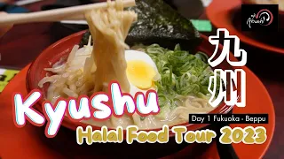 Kyushu Halal Food Tour 2023 | Day 1 Fukuoka - Beppu