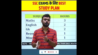 BEST STUDY PLAN for SSC EXAMS🔥🔥। Aditya Ranjan sir Strategy।Rankers Gurukul।#shorts #study